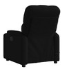 vidaXL Black Fabric Massage Recliner Chair-Elderly-Friendly Lounge with Manual Recline, Cup Holders, Vibrating Massage Without Heat, for Living Room - 4 of 4