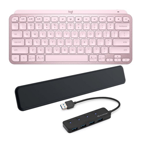 Forkæl dig legering Montgomery Logitech Mx Keys Mini Minimalist Wireless Illuminated Keyboard (rose)  Bundle : Target