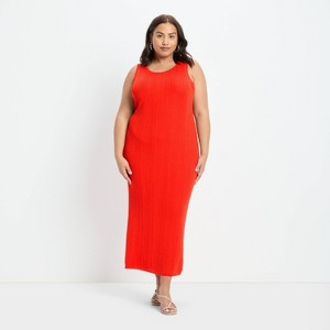 Women's Open Back Maxi Sweater Dress - Future Collective - 1 of 3