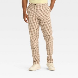 Houston White Men's Seersucker Suit Chino Pants - Brown - 1 of 3