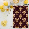 Avenie Fleur De Lis In Royal Burgundy Cutting Board - Rectangle - 2 of 3