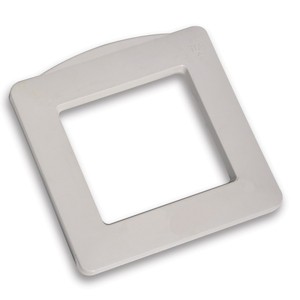 Swim Central HydroTools Wide Mouth Swimming Pool or Spa Trim Skimmer Face Plate - 14" - White - 1 of 4