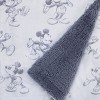 NoJo Disney Mickey Mouse, Call Me Mickey Super Soft Baby Blanket Blue and White - 3 of 4