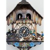 12" Musical Cuckoo Clock with Woodcutters & Waterwheel - 2 of 4
