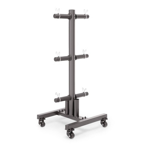 Plate outlet stand weights