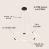 JONATHAN Y Nuvola 31.5" Contemporary Minimalist Metal/Acrylic Adjustable Dimmable Cloud Integrated LED Chandelier - 2 of 4
