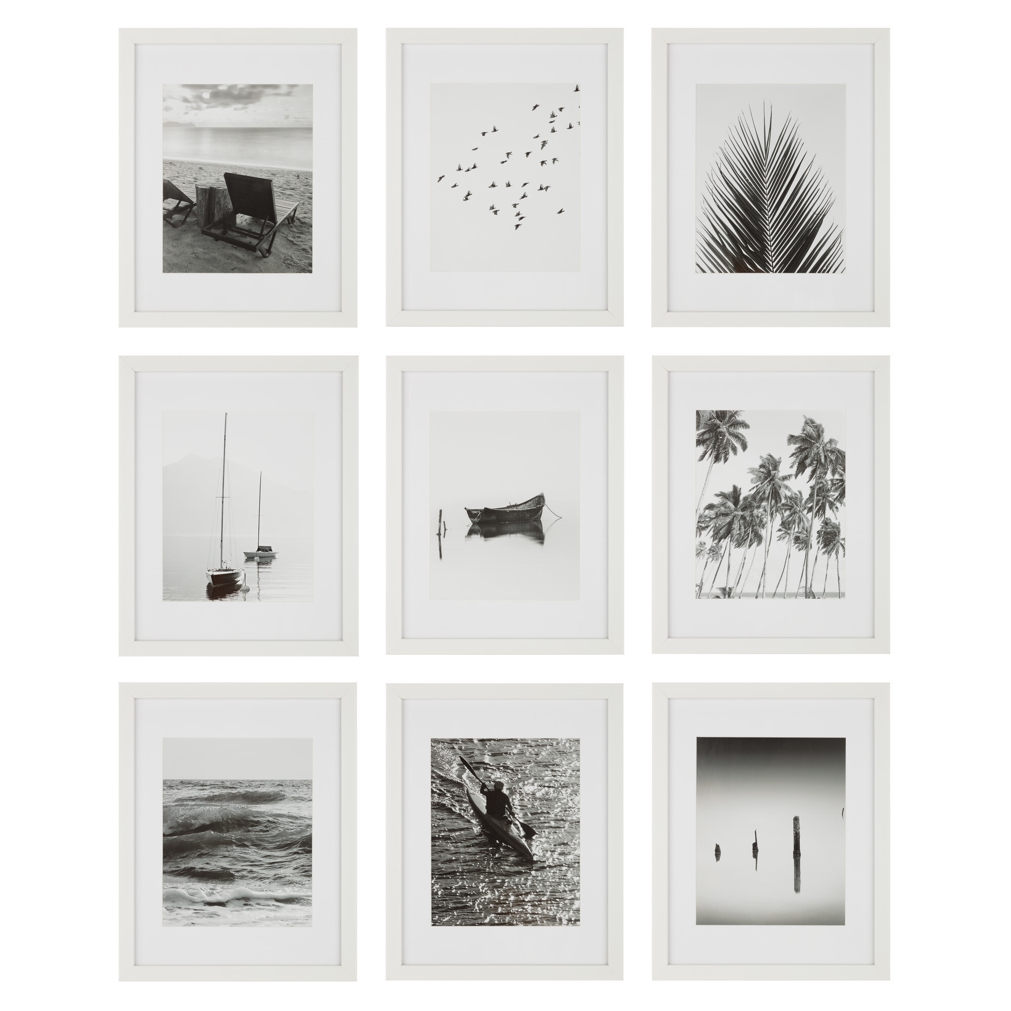 Instapoints (Set of 9) 11"x14" Grid Kit Frames White