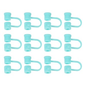 Unique Bargains Reusable Dust-Proof Flexible Washable Straw Cover - 1 of 4