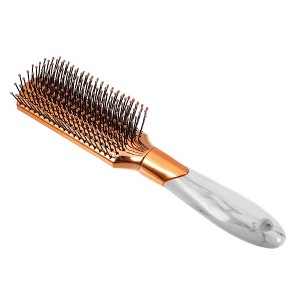 Unique Bargains Travel Wet Hair Detangling Brush Rose Gold Tone 1 Pc - 1 of 4