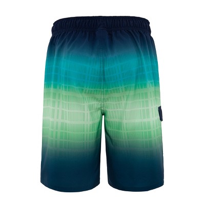 Rokka&Rolla Men's 9" Half Elastic Waist Board Swim Shorts -Green Vapor, size Medium — фото 7