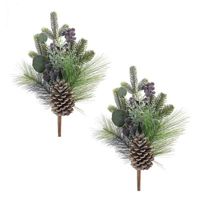 Pine Eucalyptus Pick (Set of 2)