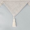 Unique Bargains 2 Packs Tassels Wrinkle-Resistant Washable Cotton Linen Tablecloth - 3 of 4
