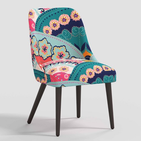 Geller Modern Dining Chair in Patterns Sedona Scallop Pink Threshold