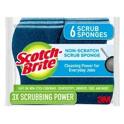 Scotch-Brite Non-Scratch Multipurpose Scrub Sponge - 6pk