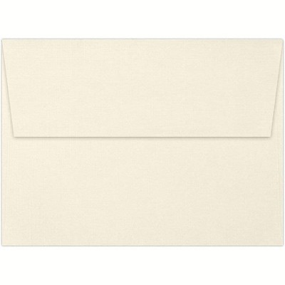 LUX A7 Invitation Envelopes 5 1/4 x 7 1/4 50/Box Natural Linen 4880-NLI-50