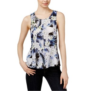 Kensie Womens Tropical Knit Blouse - 1 of 1