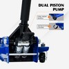 Floor Jack, Heavy Duty Hydraulic Steel Service Jack, Horizontal Quick Lift Pump Jack, Low Profile Floor Jack With Wheels - 3 of 4