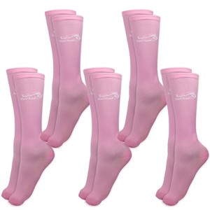 Bison Life Over The Calf Graduated Compression Socks for Women & Men, Anti-fatigue (15-20 mm/Hg),  5 Pairs - 1 of 4