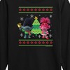 Boys' - Trolls - Poppy Branch Sweater Long Sleeve Graphic T-Shirt - 2 of 4