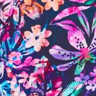 watercolor burst tropical