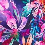 watercolor burst tropical