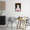 Stupell Industries Vermouth Vintage Lady Advertisement Black Framed Floater Canvas Wall Art - 2 of 4