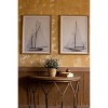 Wall Art, Framed Sailboat Prints Under Glass 31.5"H – Nautical Gray Wall Decor, Set of Two by Kalalou - 3 of 3