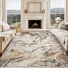 Modern Abstract Area Rugs Luxurious Soft Low Pile Washable Carpet for Living Room Bedroom Indoor Non Slip Foldable Floor Mat - 2 of 4