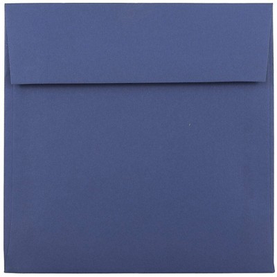 JAM Paper 6 x 6 Square Invitation Envelopes Presidential Blue 563916914