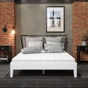 NicBex Wood Twin/Full/Queen Size Platform Bed Frame,Solid Wood Slats Support,6.5" Under Bed Storage,No Box Spring Needed,Noise-Free,Easy Assembly - 3 of 4