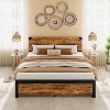 coucheta Metal Bed Frame with 4 Drawers Storage, Headboard, Noise Free - 3 of 4