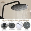 CASAINC Wall Mount Exposed Pipe Rainfall Shower System - 4 of 4