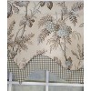 RLF Home 3" Rod Pocket High Quality Fabric Brantwood D-Regal Valance for Windows 50" x 17" Mist - 3 of 4