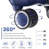Gulches Luggage Sets 4 Piece Expandable Lightweight Suitcase with 360 Degrees Mute Spinner Wheels PP Durable TSA Lock Travel Luggage(14/20/24/28) - 2 of 4