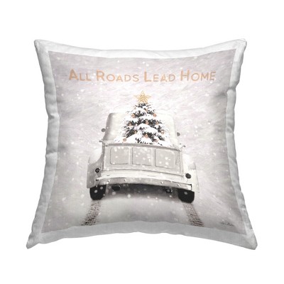 Stupell Industries All Roads Lead Home Christmas Tree