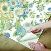 RoomMates Waverly Graceful Garden Blue Peel and Stick 1pc Wallpaper - 2 of 4