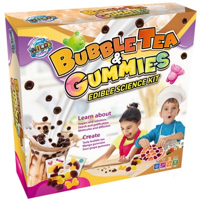 Wild Science: Bubble Tea & Gummies Edible Science Kit - DIY Treats Kids Age 6+