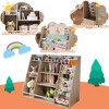 DIYSET 4-Tier Wooden Toy & Book Organizer, Sturdy Storage Shelf for Nursery, Playroom, & Kids' Bedroom - 4 of 4