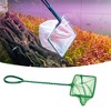Unique Bargains Aquarium Fish Net Aquarium Fish Tank Accessories Small Fish Fine Net Green 4'' 3Pcs - 2 of 4