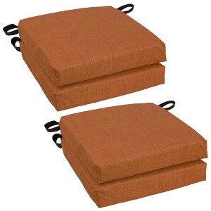 Blazing Needles, Set of 4 Outdoor Chair Cushions - 1 of 3