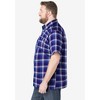 KingSize Short-Sleeve Plaid Sport Shirt - 4 of 4