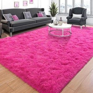 LOVEVOOK 9x12 Feet Large Area Rugs for Living Room Bedroom, Fluffy Shag Rugs, Modern Indoor Floor Carpet for Home Decor Aesthetic - 1 of 4