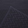 Chevron Zero Twist Cotton Solid and Jacquard Hand Towel Set of 6 by Blue Nile Mills - 3 of 4