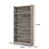 NicBex Wood Bookshelf with Storage Display Shelves Bookcases for Living Room Home Office - 3 of 4