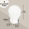 Maplefield Crystal Golf Trophy with Display Stand Base and Gift Box for Sports Tournament Awards, Golf Ball Statue for Prizes, 2 In - 4 of 4