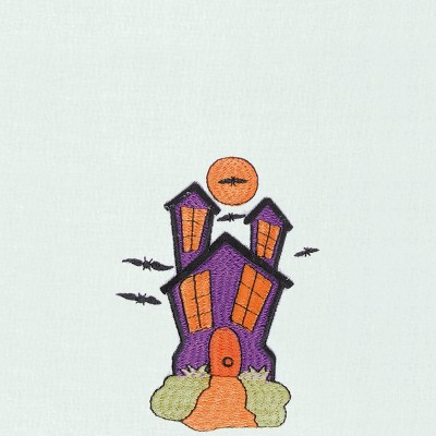 Plum & Post Haunted House Halloween Towel