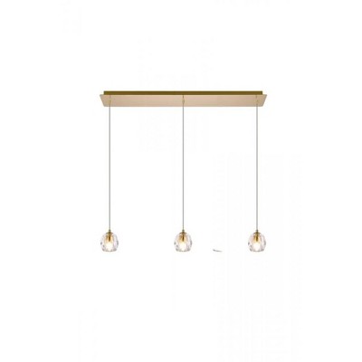 Elegant Lighting Eren 3 lights Gold pendant