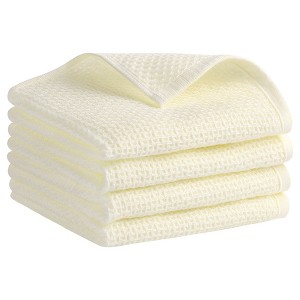 REGALWOVEN Solid Bathroom Hotel and Spa Waffle Cotton Hand Towels 13" x 30" - 1 of 4