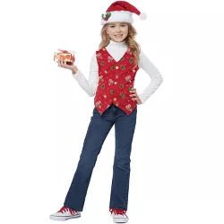 California Costumes Holiday Vest Child Costume (Red)