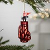 Glass Golf Bag Ornament (Set of 12) - 2 of 4
